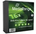 Toorikud MediaRange DVD+R 4.7GB 5pcs Pack 16x Slimcase
