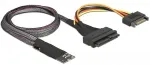 DeLOCK adapter M.2 Key M kuni U.2 SFF-8639 NVMe kaabliga 50 cm