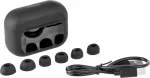 STREETZ T600 TWS earphones with LCD, ANC and ENC, black / T600-BLK / 6612104