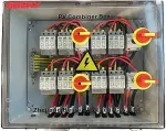 NONAME PV Combiner Box, DC 8in-8out, IP66