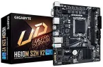 Emaplaat GigaByte H610M S2H V2 Motherboard - Supports Intel Core 14th CPUs, 4+1+1 Hybrid Phases Digital VRM, up to 5600MHz DDR5, 1xPCIe 3.0 M.2, GbE LAN, USB 3.2 Gen 1
