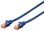 Digitus CAT 6A S/FTP Patchkabel, 0,5m, blau