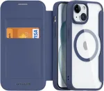 Dux Ducis Kaitse&uuml;mbris kaanega Skin X Pro MagSafe, Apple iPhone 15, sinine,