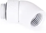 Alphacool icicle angle adapter 45 rotatable G1/4 male to G1/4 female - white, connections (white)
