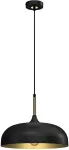 No name PENDANT LIGHT VOLOS E27 BLACK/GOLD