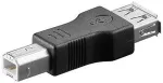 PREMIUMCORD USB adapter A-B, Female/Male