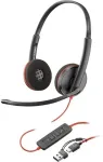 POLY Blackwire 3220 Stereo USB-C Black