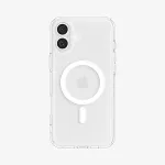 Spigen Ultra Hybrid (MagFit) mobile phone case 15.5 cm (6.1") Cover Transparent, White