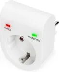 Digitus SURGE PROTECTION ADAPTER 1X CEE 7/7 LED WHITE