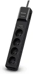 UPS CyberPower Systems CyberPower Tracer III P0420SUD0-FR surge protector Black 4 AC outlet(s) 200 - 250 V 1.8 m