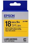 EPSON TAPE LK-5YBP PASTEL BLK-/YELL YELL 18/9