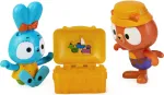 Spinmaster Spin Master Brave Bunnies - Treasure hunt with Boo rabbit and tiger, toy figure (with 2 action figures and 1 treasure chest as accessories, toys for children from 3 years, basic figure set)