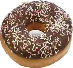 Crispy Bakers Frozen K&uuml;lmutatud s&otilde;&otilde;rikud DOTS glasuuri ja kaunistustega, 55 g x 36tk, 36 tk