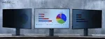 KAPSOLO 2-wege Blickschutzfilter / Blickschutzfolie abnehmbar f&uuml;r 60,96cm (24.0) Wide 16:9 - Monitor - Rahmenloser Display-Privatsph&auml;renfilter - Transparent - Privatsph&auml;re - 16:9 - 30&deg; 1 St&uuml;ck (KAP10796)