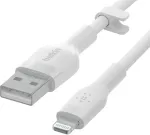 Belkin Flex Lightning/USB-A 2m mfi cert., white CAA008bt2MWH