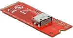 DeLOCK M.2 Key M zu 1 x OCuLink SFF-8612 Konverter