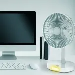 Ventilaator Platinet aku 3000mAh, valge/hall (45242)