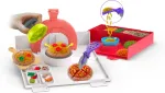 KINETIC SAND Spin Master - Squish Pizza Set, Play Sand 453 grams of sand