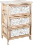 Home4you Kummut KASEKE 3-sahtliga 40x29x58cm, naturaalne