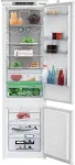 K&uuml;lmik Beko Refrigerator BCNA306E4SN Built In, 193.5cm, Energy class E, HarvestFresh, Neo Frost, Metal Wall