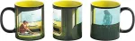 Cenega Publishing Heat Reveal Mug Good Loot Cyberpunk 2077 Game Art Chronicles - V & Edward Hopper 450 ml Black, Yellow