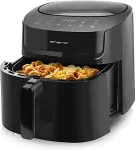 Frit&uuml;&uuml;r EMERIO Hei&szlig;luftfritteuse, Smart Fryer, 7,2L,schwarz,Cool t