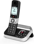 Alcatel F890 Voice DE BLK Schnurlos-Telefon Schwarz, Silber