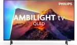 Teler PHILIPS 4K QLED Ambilight TV | 50PQS8611/12 | 50" | Smart TV | TITAN OS | UHD | Black