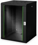 Digitus Wall Mounting Cabinet Unique Series | DN-19 16U-6/6-SW | 82 x 60 x 60 cm | Black