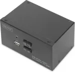 Digitus KVM Switch, 2 Port, Dual Display, 4K, HDMI&reg;