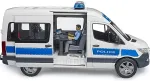 BRUDER MB Sprinter police emergency vehicle with light & sound module, model vehicle