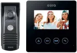 Eura videointerfoni s&uuml;steem EURA VDP-52A3"ATIRA" Black