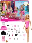 Mattel Barbie Fashion Doll Holiday Advent Calendar with 24 Clothing and Accessory Surprises