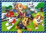 Trefl PAW PATROL Puslede komplekt 4 in 1 K&auml;papatrull