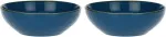 Rose&Tulipani Set of 2 Concerto Blu Avio Salad Bowls - Navy Blue, 26 cm