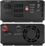 QOLTEC Smart Monolith Battery Charger for LiFePO4 AGM GEL SLA batteries | 10A | 12V