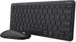 Klaviatuur Trust Lyra keyboard Mouse included Office USB + RF Wireless + Bluetooth QWERTY Nordic Black