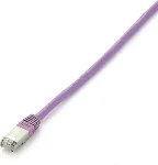 EQUIP Patchkabel Cat6 S/FTP 2xRJ45 7.50m lila LSZH Polybeutel