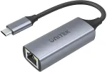 V&otilde;rgukaart UNITEK Adapter USB-C 3.1 GEN 1 RJ45; 1000 Mbps; U1312A