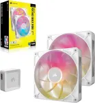 CORSAIR iCUE LINK RX140 MAX RGB Computer case Fan 14 cm White 2 pc(s)