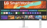 Monitor LG Smart 34U601SA-W 34 IPS 3440 x 1440 (UltraWide) HDMI 100Hz Dockingsk&aelig;rm