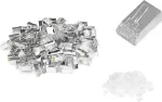 Digitus CAT.6 modular plug for round cable, shielded, pack of 100 (pass through plug)