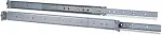 Inter-Tech 18" Teleskopschienensatz 1U 455 mm Silber