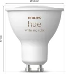 PHILIPS Hue LED Lamp GU10 400lm white Color Amb.