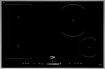 Pliidiplaat Beko HII 84500 FHTX, self-sufficient hob (black/silver, 80 cm)