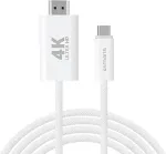 4SMARTS USB-C auf HDMI Kabel 2m, wei&szlig;