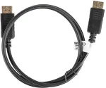 LANBERG Displayport M/M 19 PIN V1.2 Kabel 1,0m 4K schwarz
