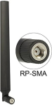 DELOCK WL-Antenne RP-SMA 4-7dBi Kippgelenk schwarz