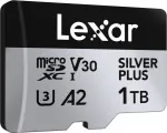 M&auml;lukaart LEXAR 1TGB H-P Silver Plus microSDHC with adp C10 A2