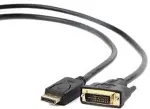 GEMBIRD Cablexpert | Adapter cable | DisplayPort | DVI | DP to DVI-D | 1.8 m